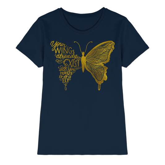 Butterlfy - Ladies Premium Shirt