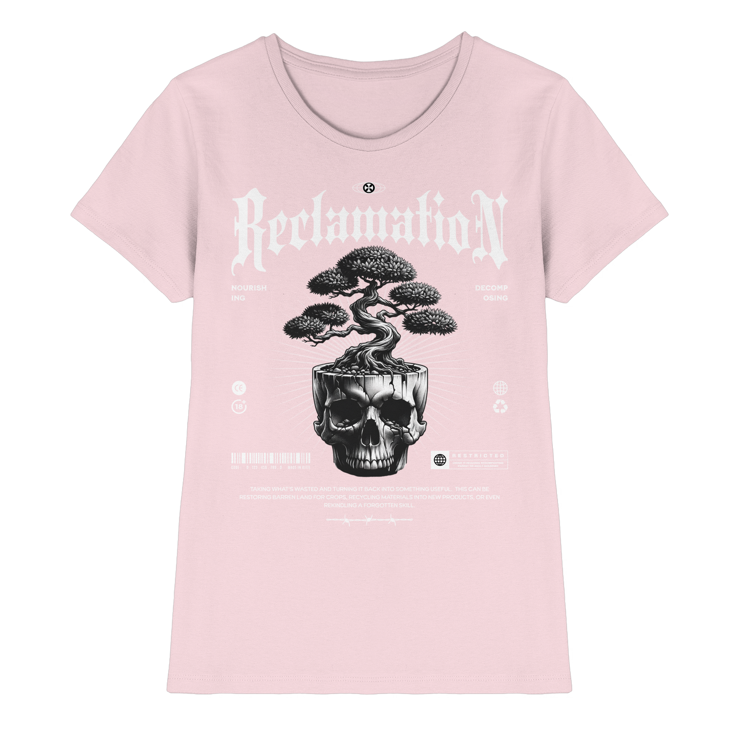 Tree in Skull - Ladies Premium Shirt