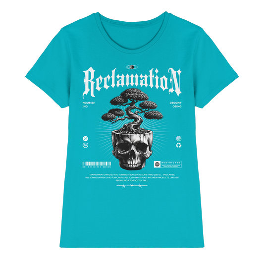 Tree in Skull - Ladies Premium Shirt