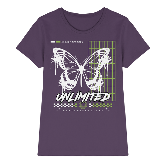 Unlimted Butterfly - Ladies Premium Shirt