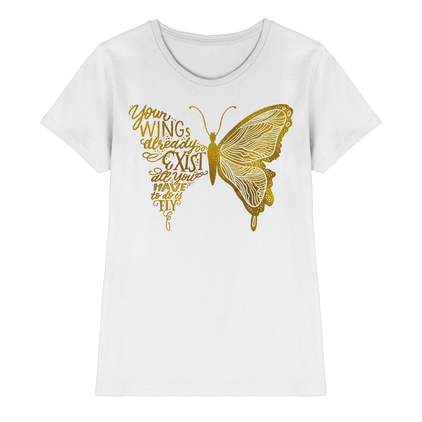 Butterlfy - Ladies Premium Shirt