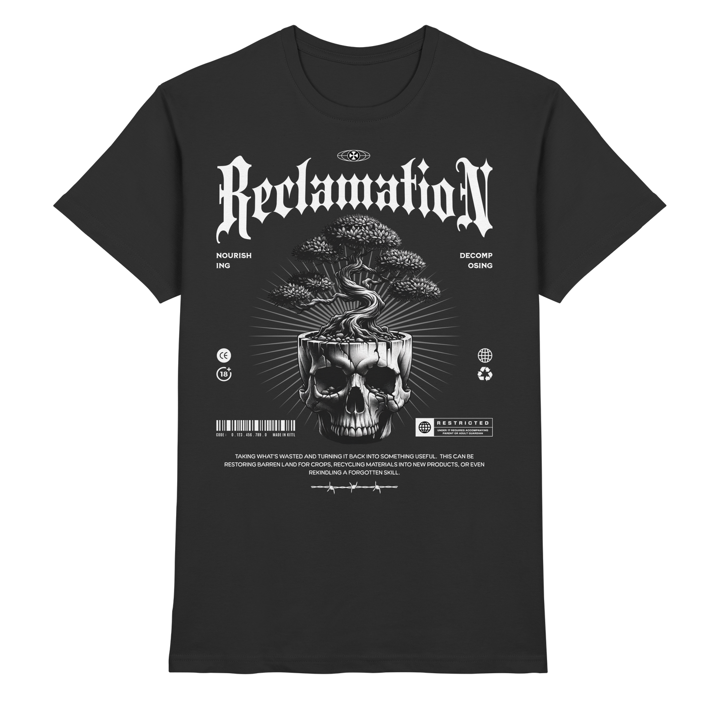Tree in Skull - Premium Shirt