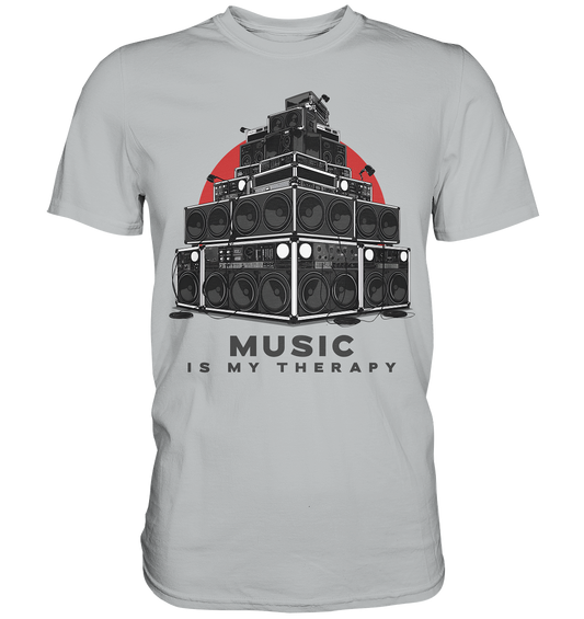 Music is my therapy - Premium Shirt