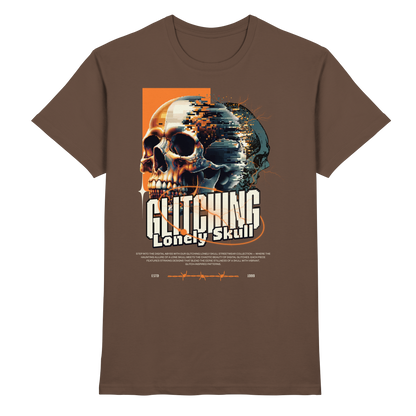 Glitching Skull T-Shirt – Premium Unisex