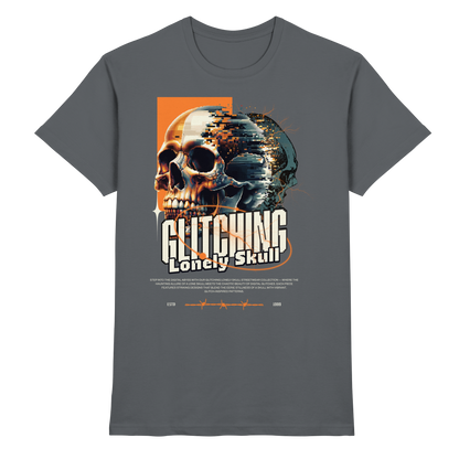Glitching Skull T-Shirt – Premium Unisex