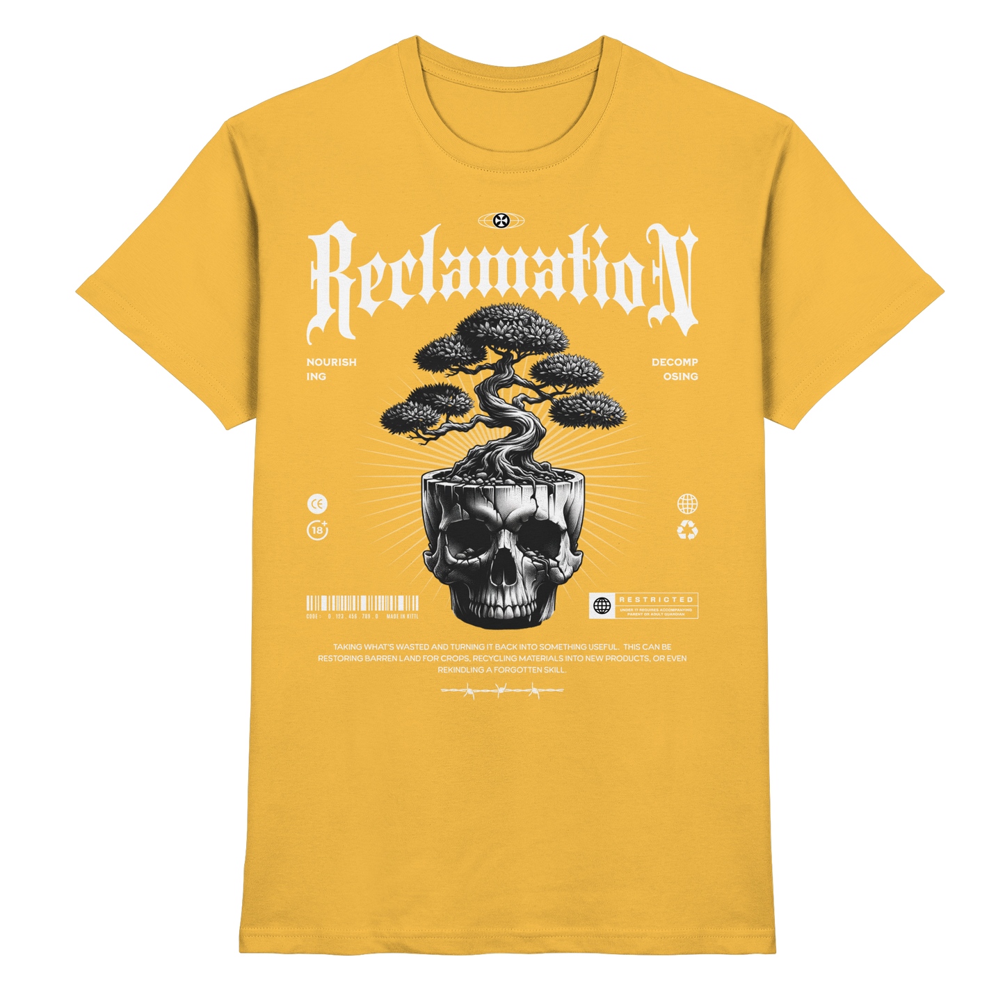 Tree in Skull - Premium Shirt