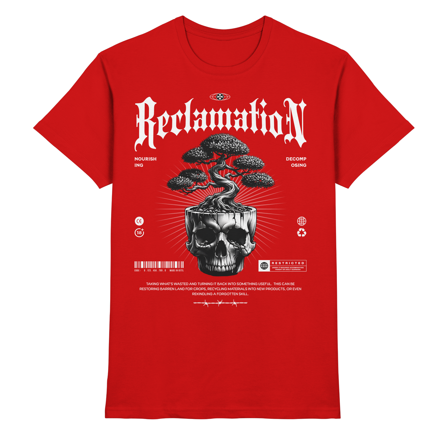 Tree in Skull - Premium Shirt