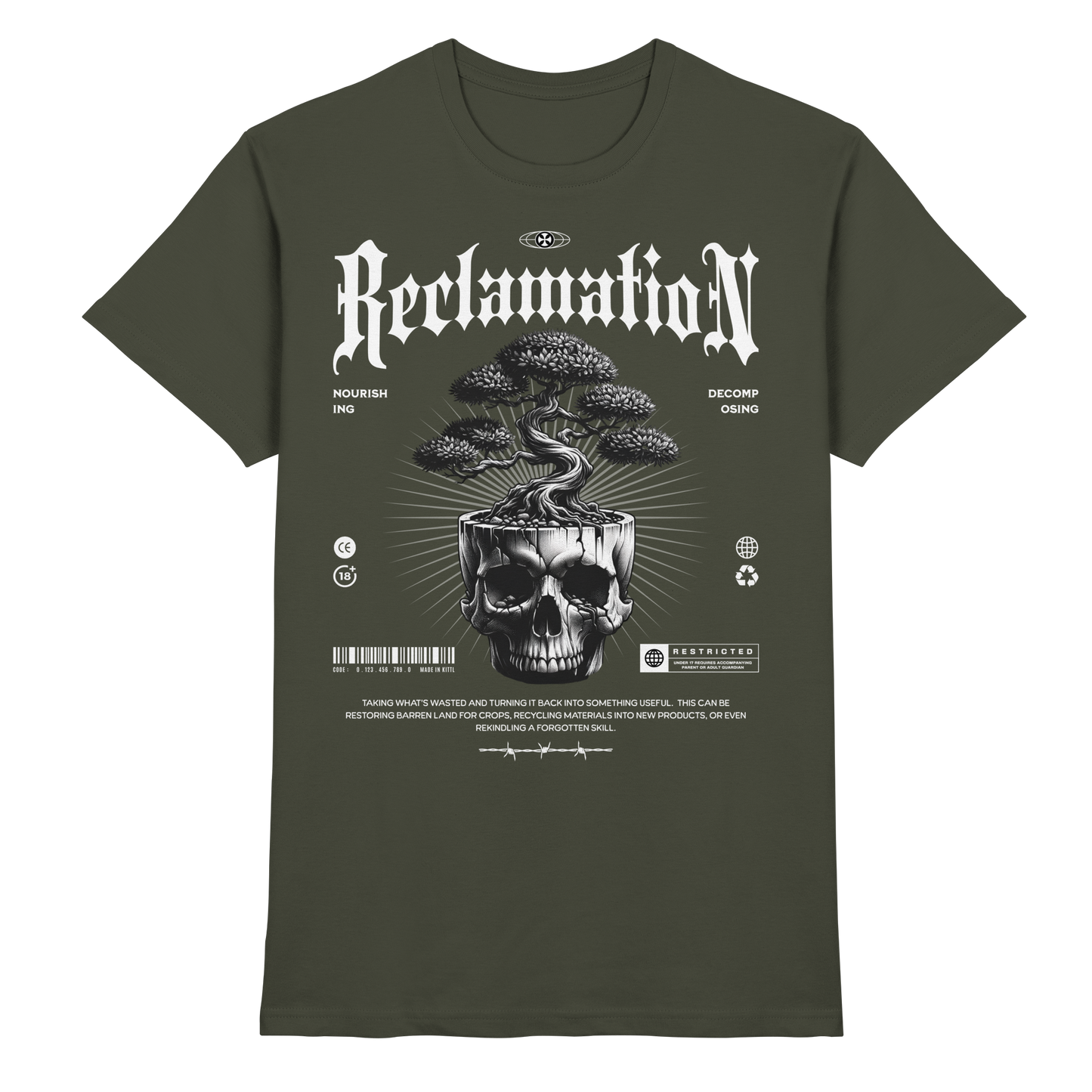 Tree in Skull - Premium Shirt