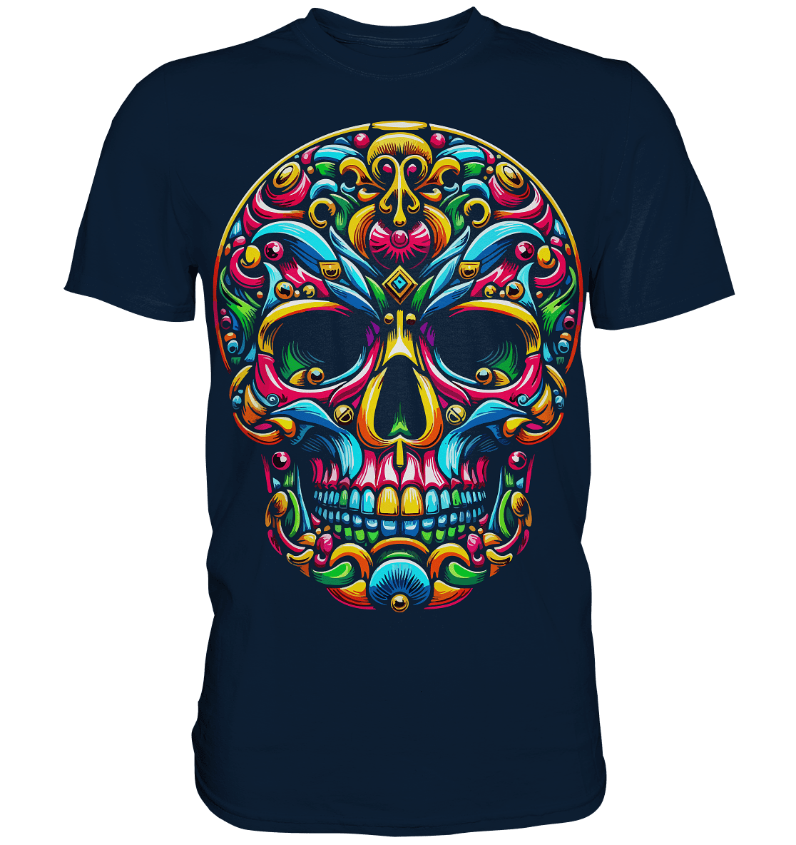 Golden Skull - Premium Shirt - Level TenUnisex-Shirts