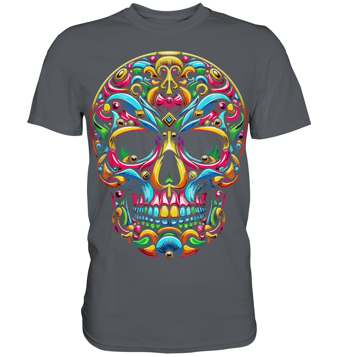 Golden Skull - Premium Shirt - Level TenUnisex-Shirts