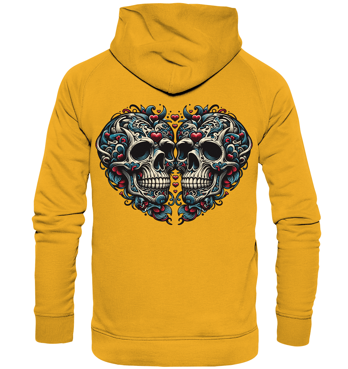 Heart Skull - Basic Unisex Hoodie - Level TenHoodies