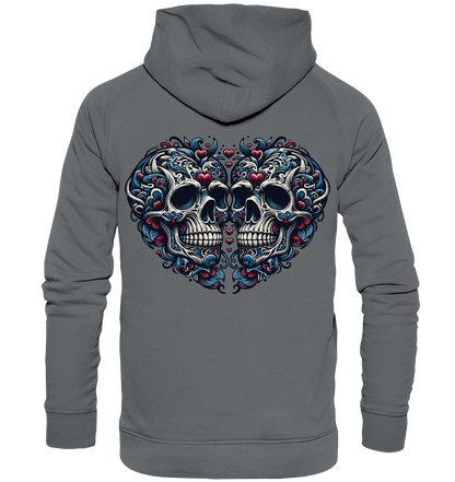 Heart Skull - Basic Unisex Hoodie - Level TenHoodies