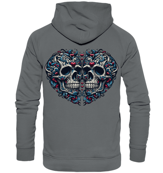 Heart Skull - Basic Unisex Hoodie - Level TenHoodies