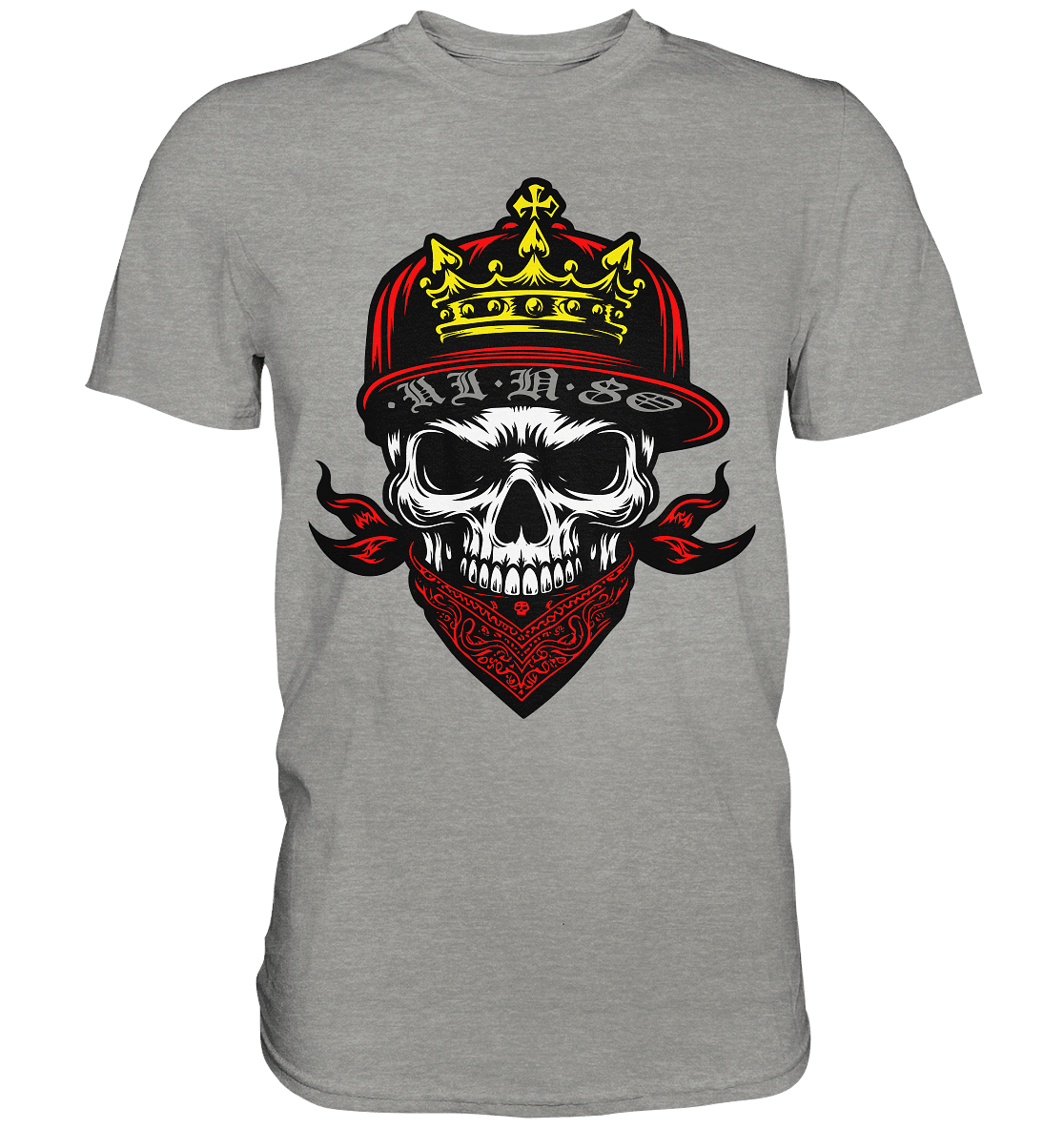 HipHop Skull - Premium Shirt - Level TenUnisex-Shirts