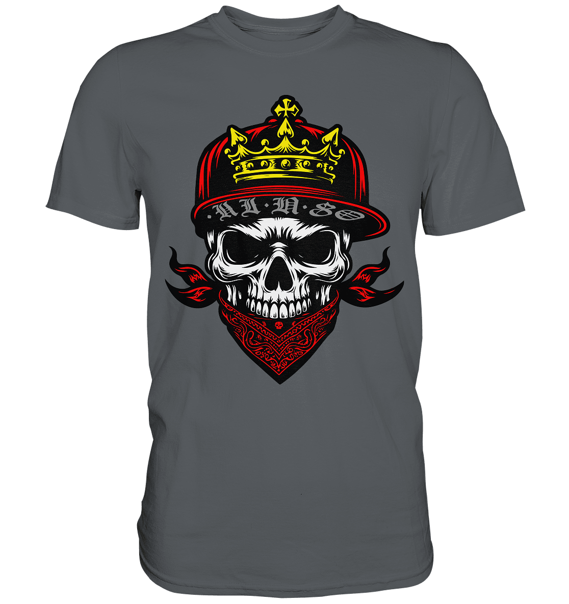 HipHop Skull - Premium Shirt - Level TenUnisex-Shirts