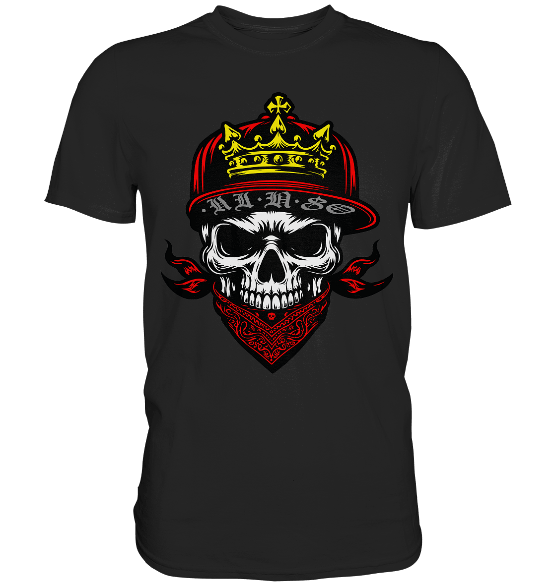 HipHop Skull - Premium Shirt - Level TenUnisex-Shirts