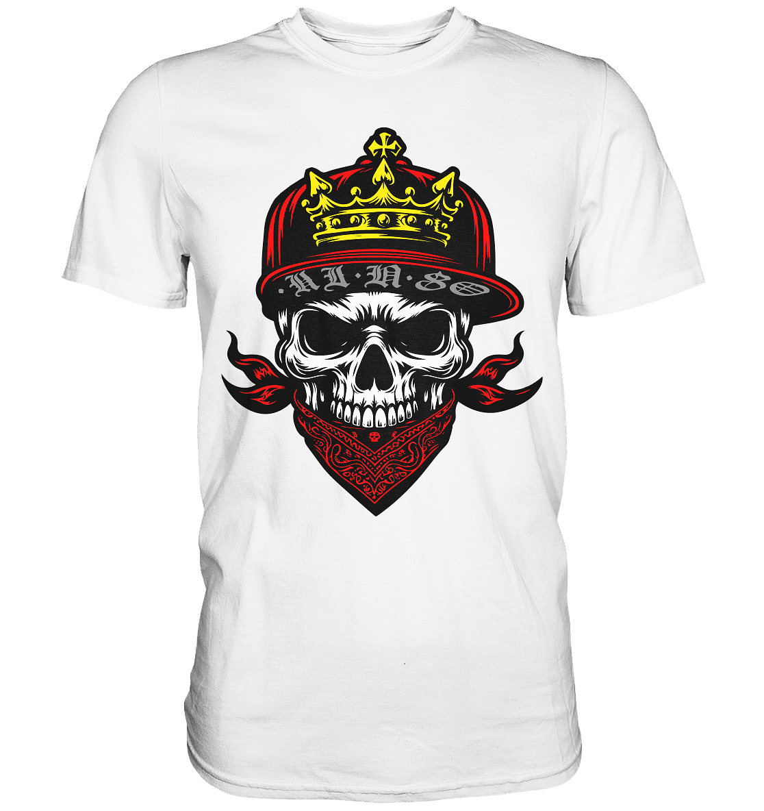 HipHop Skull - Premium Shirt - Level TenUnisex-Shirts