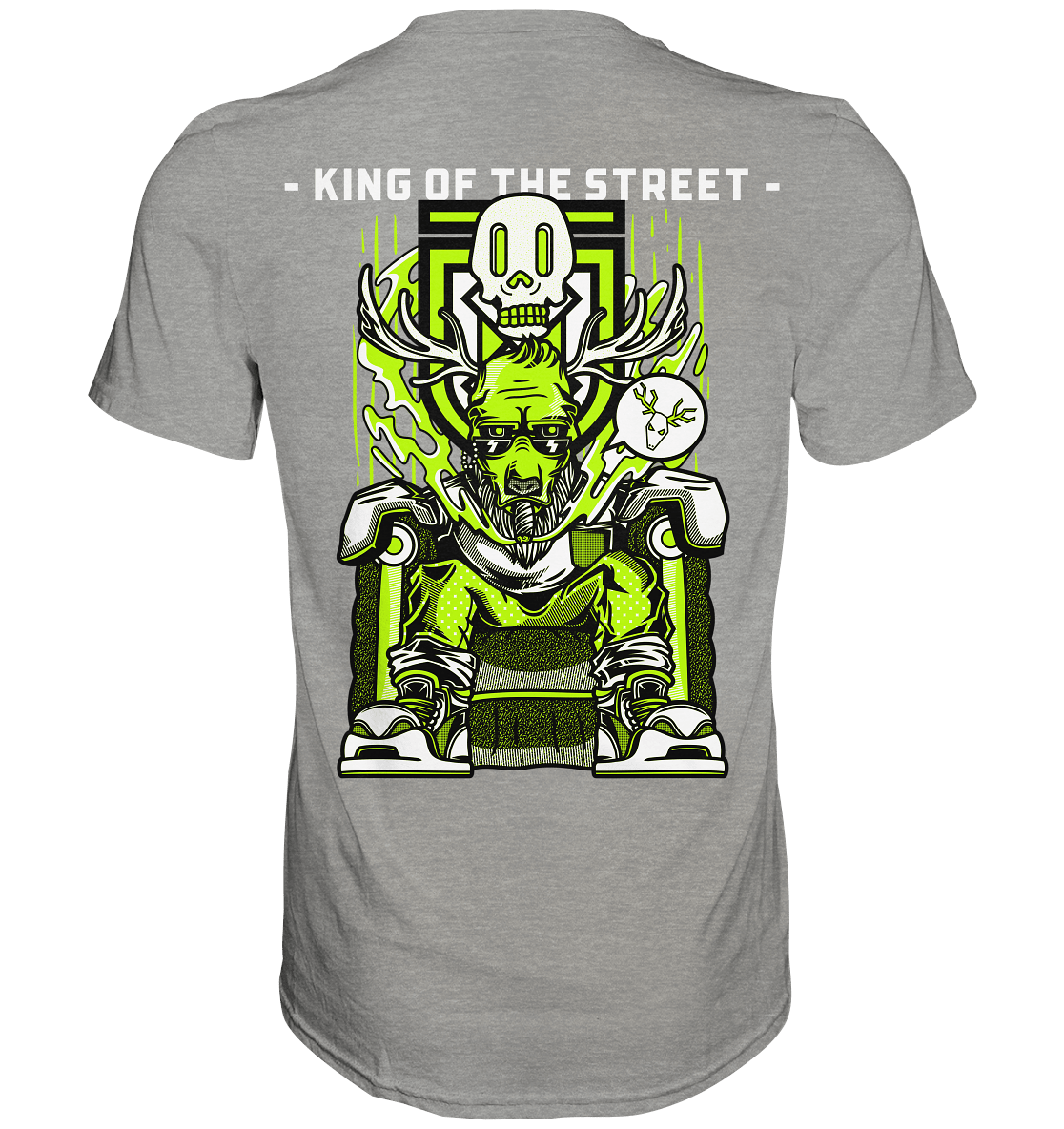 King of the Street - BACKPRINT - Premium Shirt - Level TenUnisex - Shirts