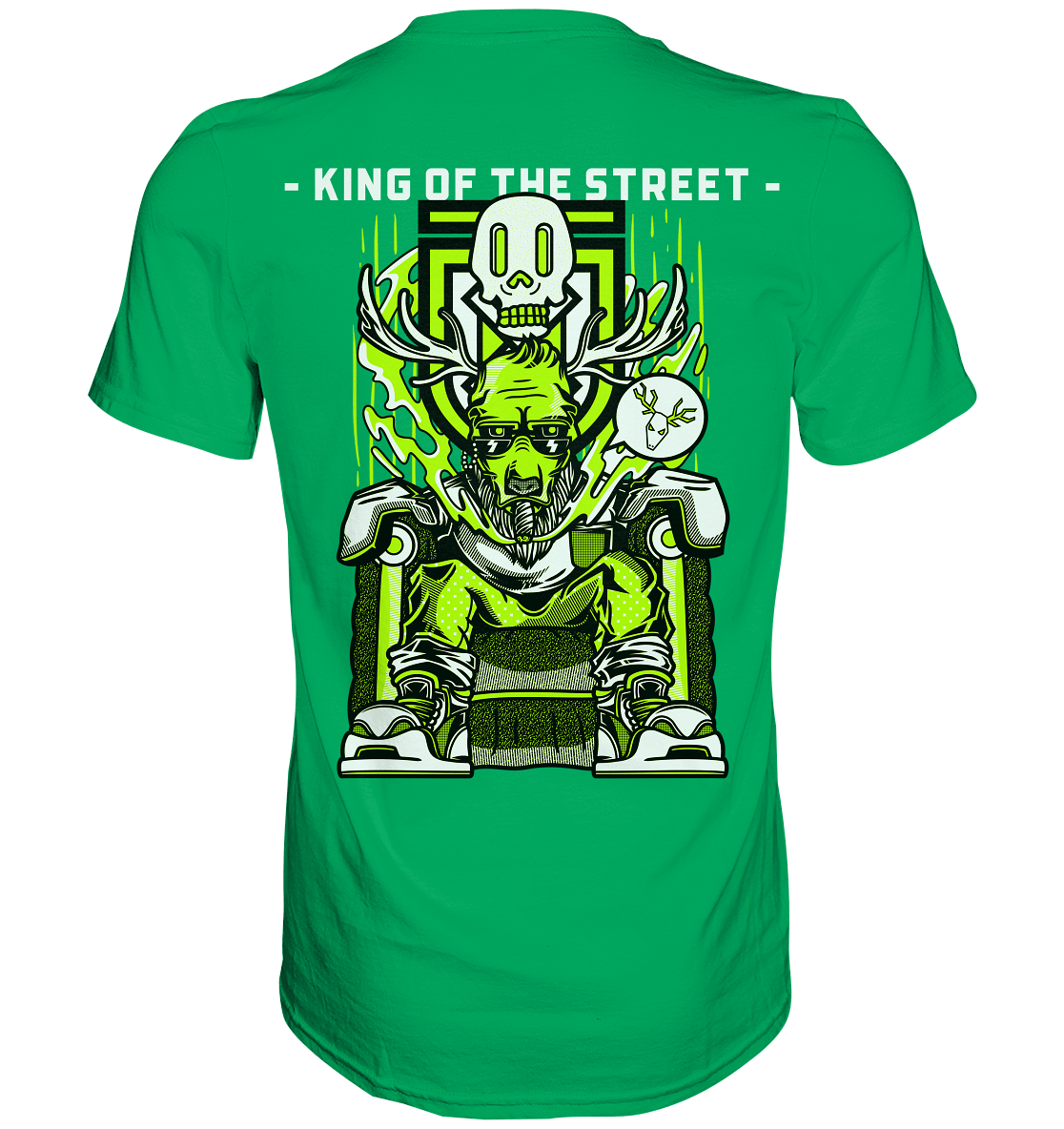 King of the Street - BACKPRINT - Premium Shirt - Level TenUnisex - Shirts