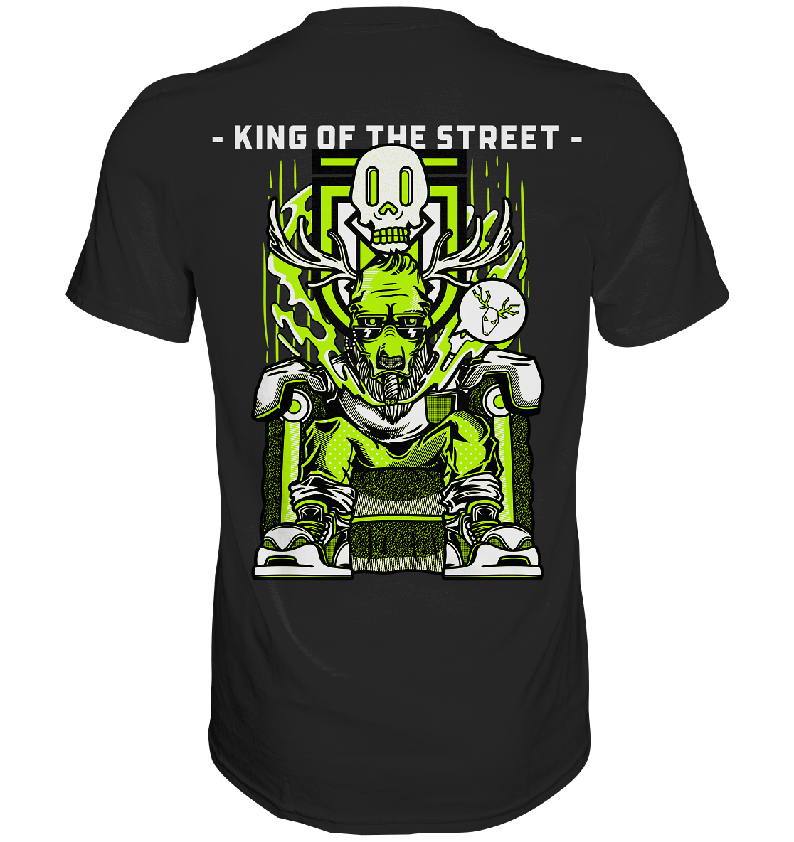 King of the Street - BACKPRINT - Premium Shirt - Level TenUnisex - Shirts