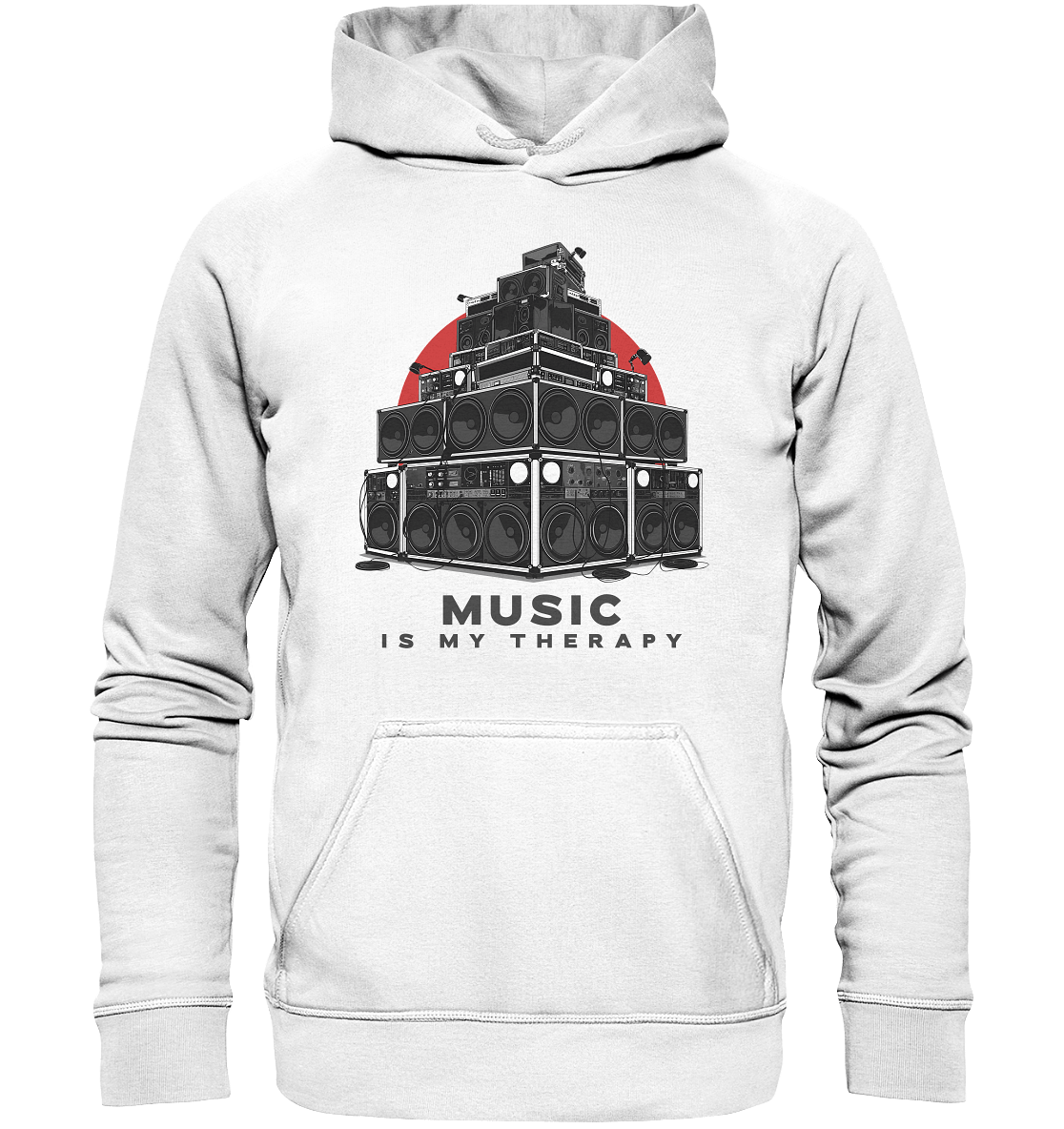 Music is my therapy - Basic Unisex Hoodie - Level TenHoodies