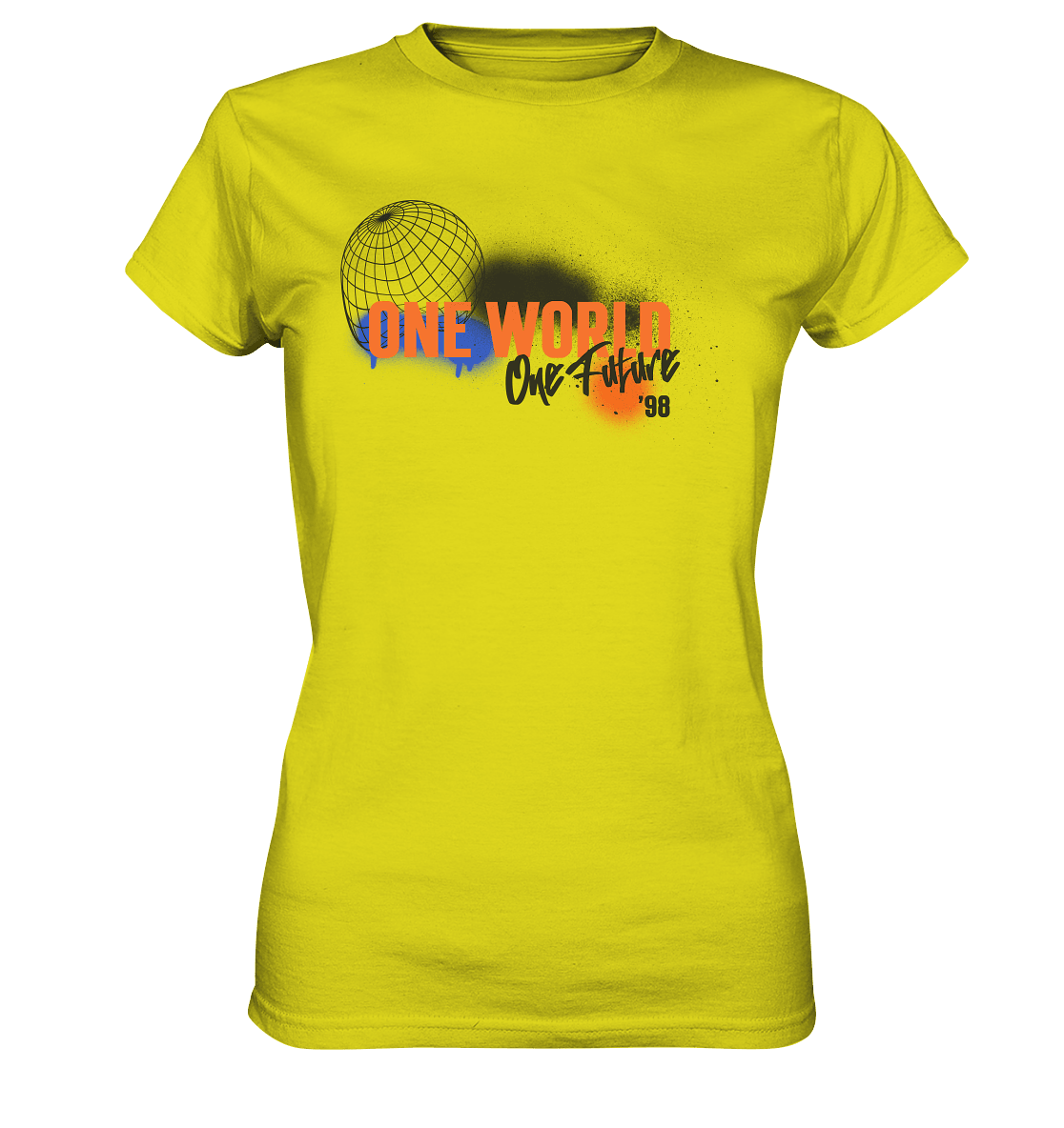 One World, One Future - Ladies Premium Shirt - Level TenLady-Shirts