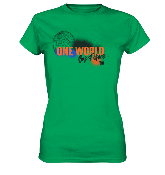 One World, One Future - Ladies Premium Shirt - Level TenLady-Shirts