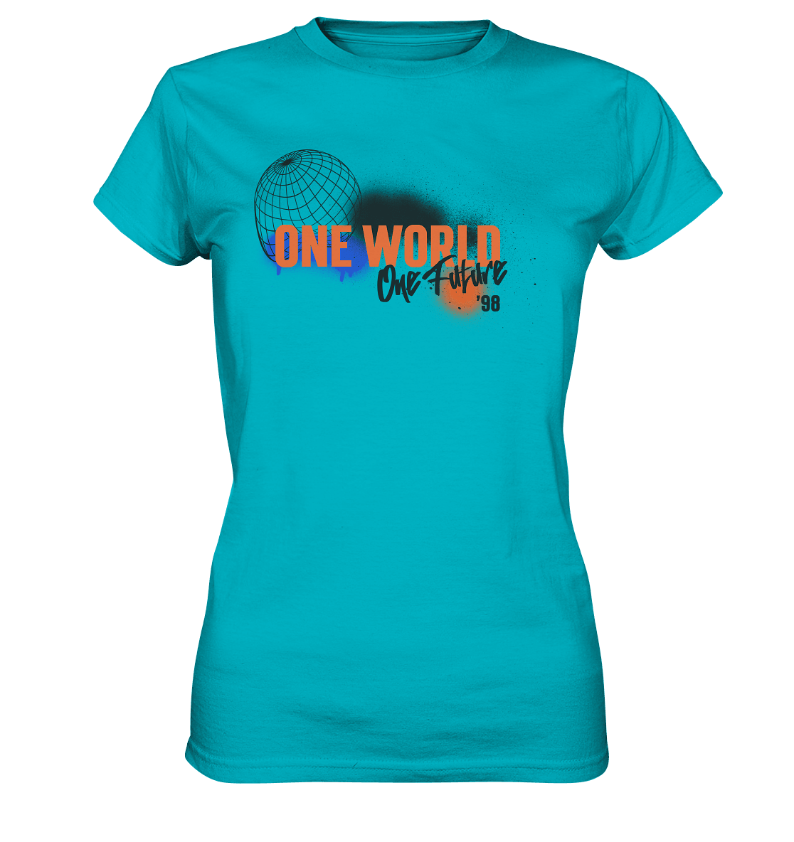 One World, One Future - Ladies Premium Shirt - Level TenLady-Shirts