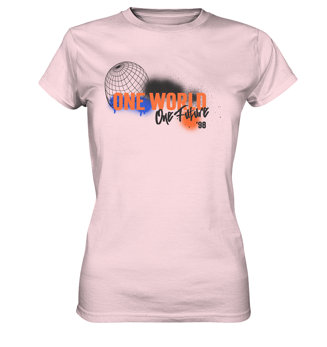 One World, One Future - Ladies Premium Shirt - Level TenLady-Shirts