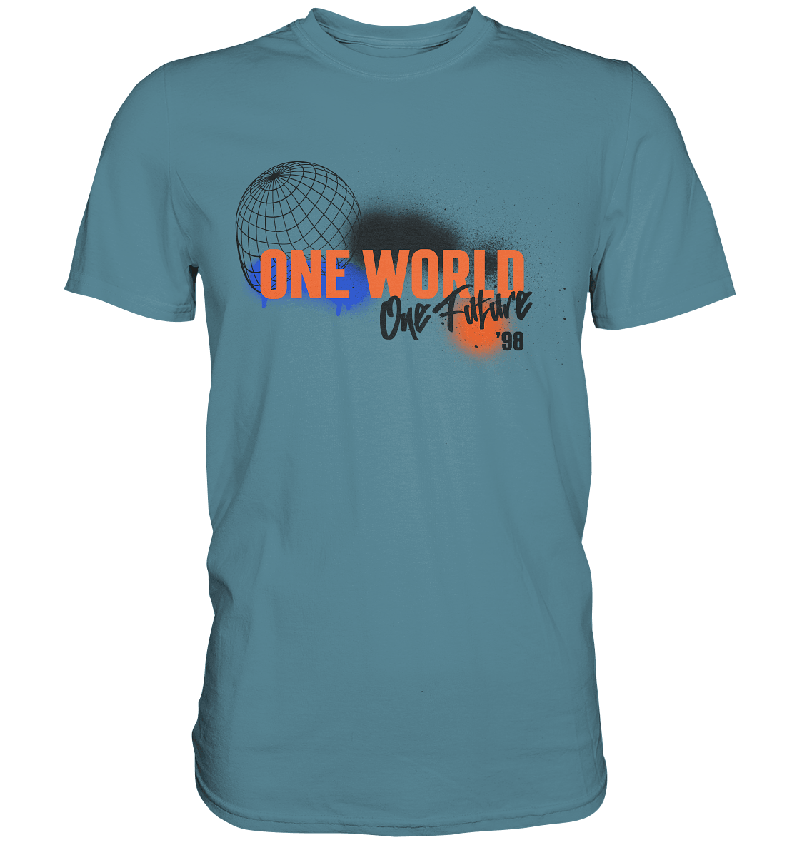 One World, One Future - Premium Shirt - Level TenUnisex-Shirts