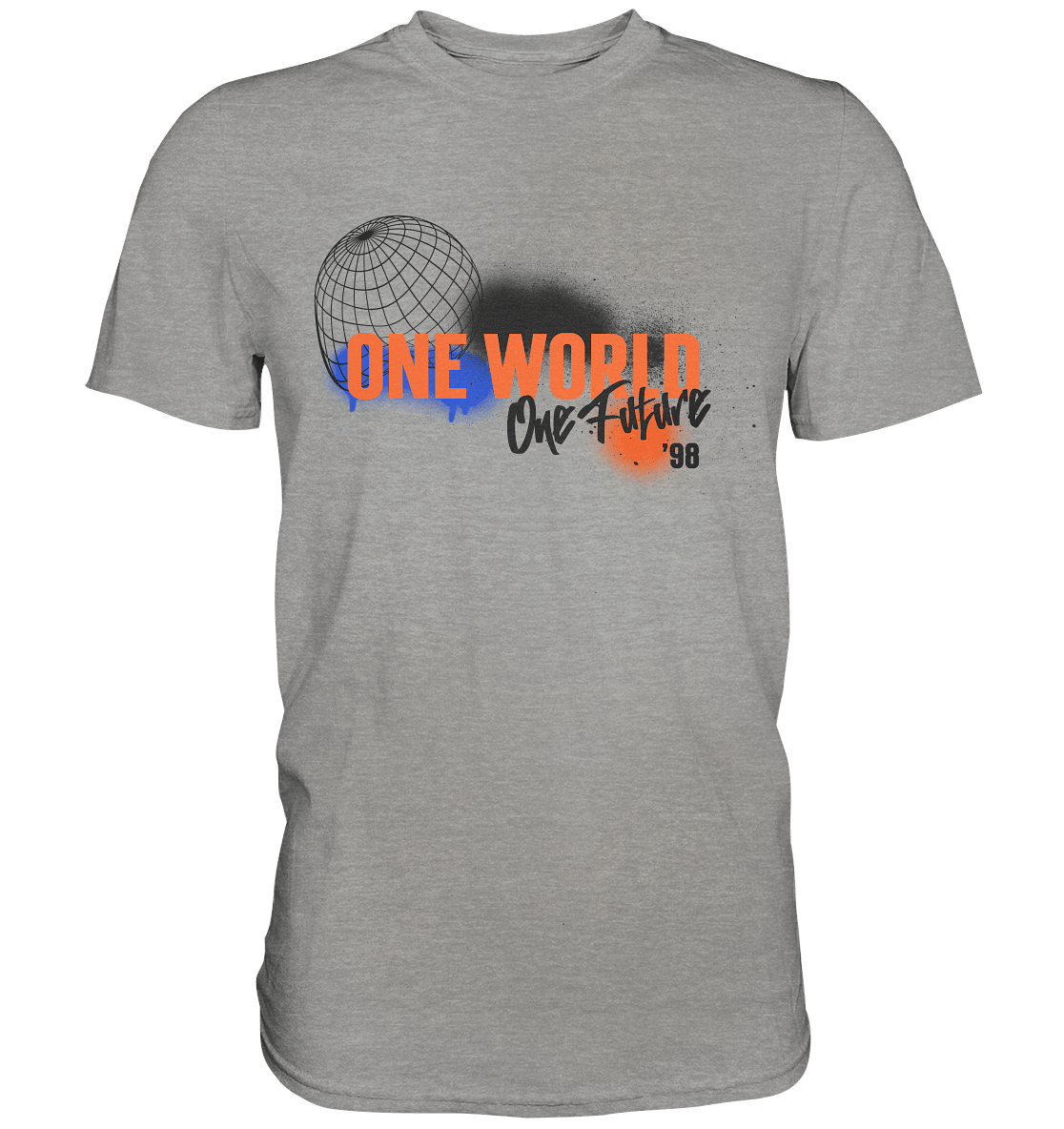 One World, One Future - Premium Shirt - Level TenUnisex-Shirts