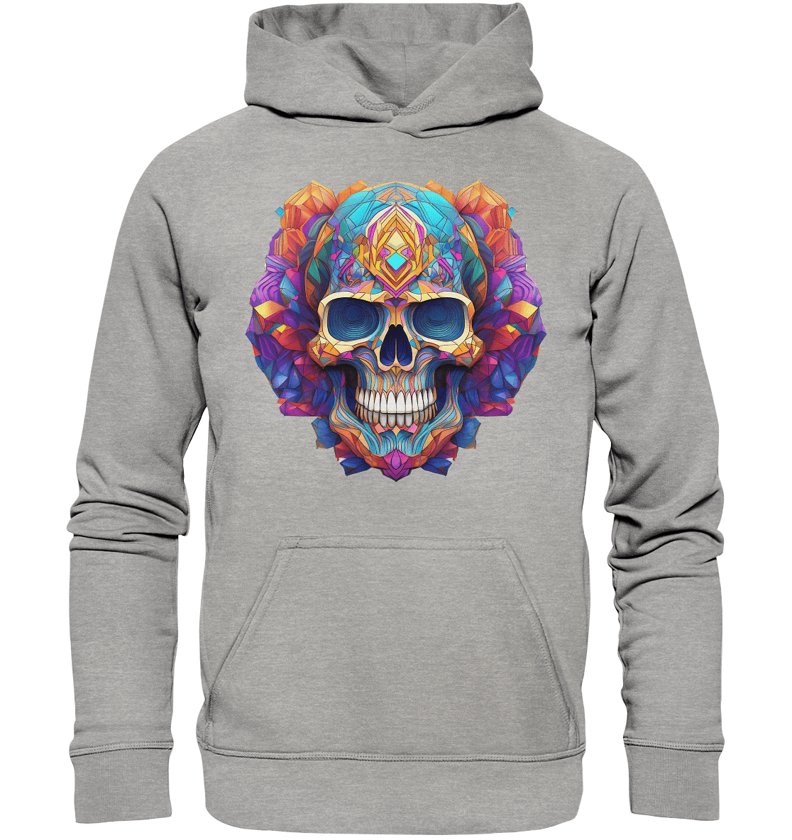 Psychedelic Skull - Basic Unisex Hoodie - Level TenHoodies