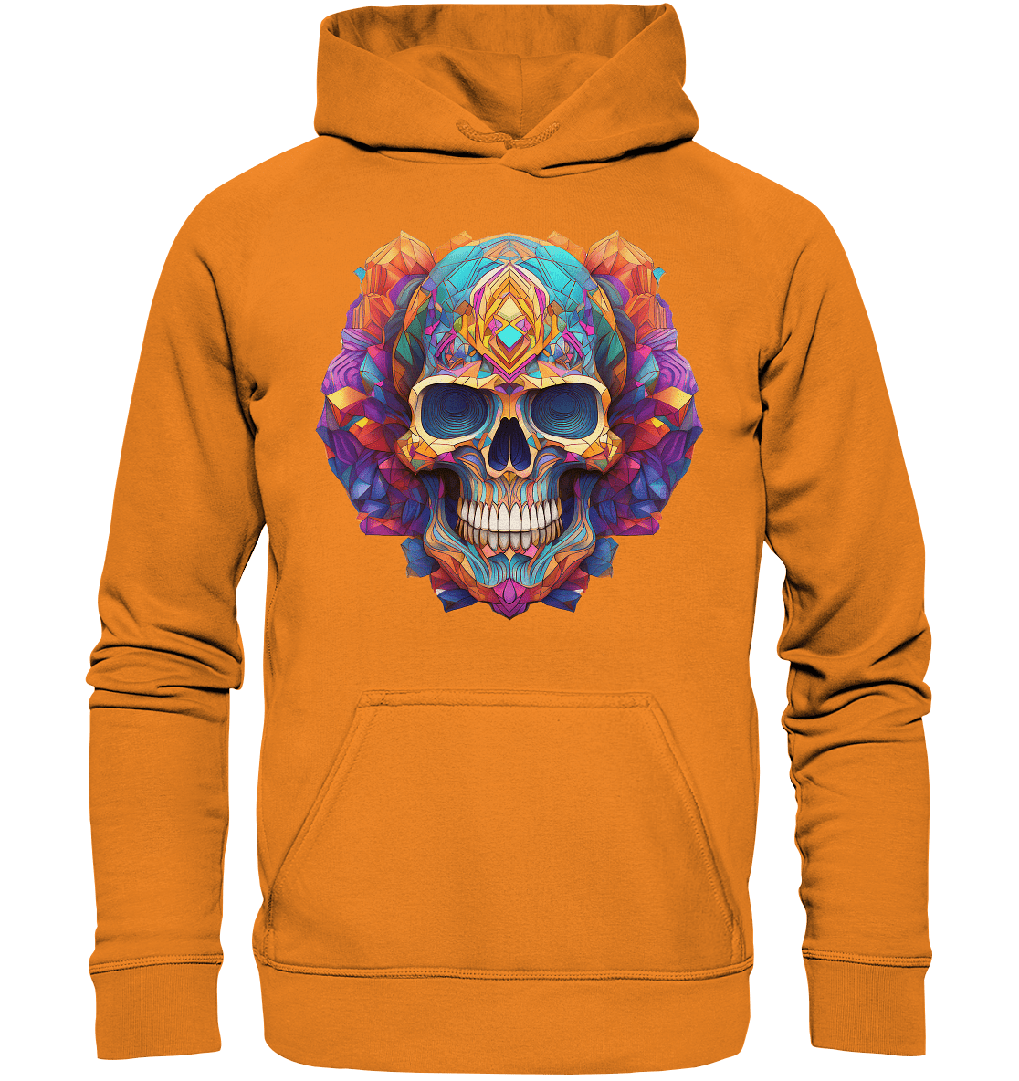 Psychedelic Skull - Basic Unisex Hoodie - Level TenHoodies