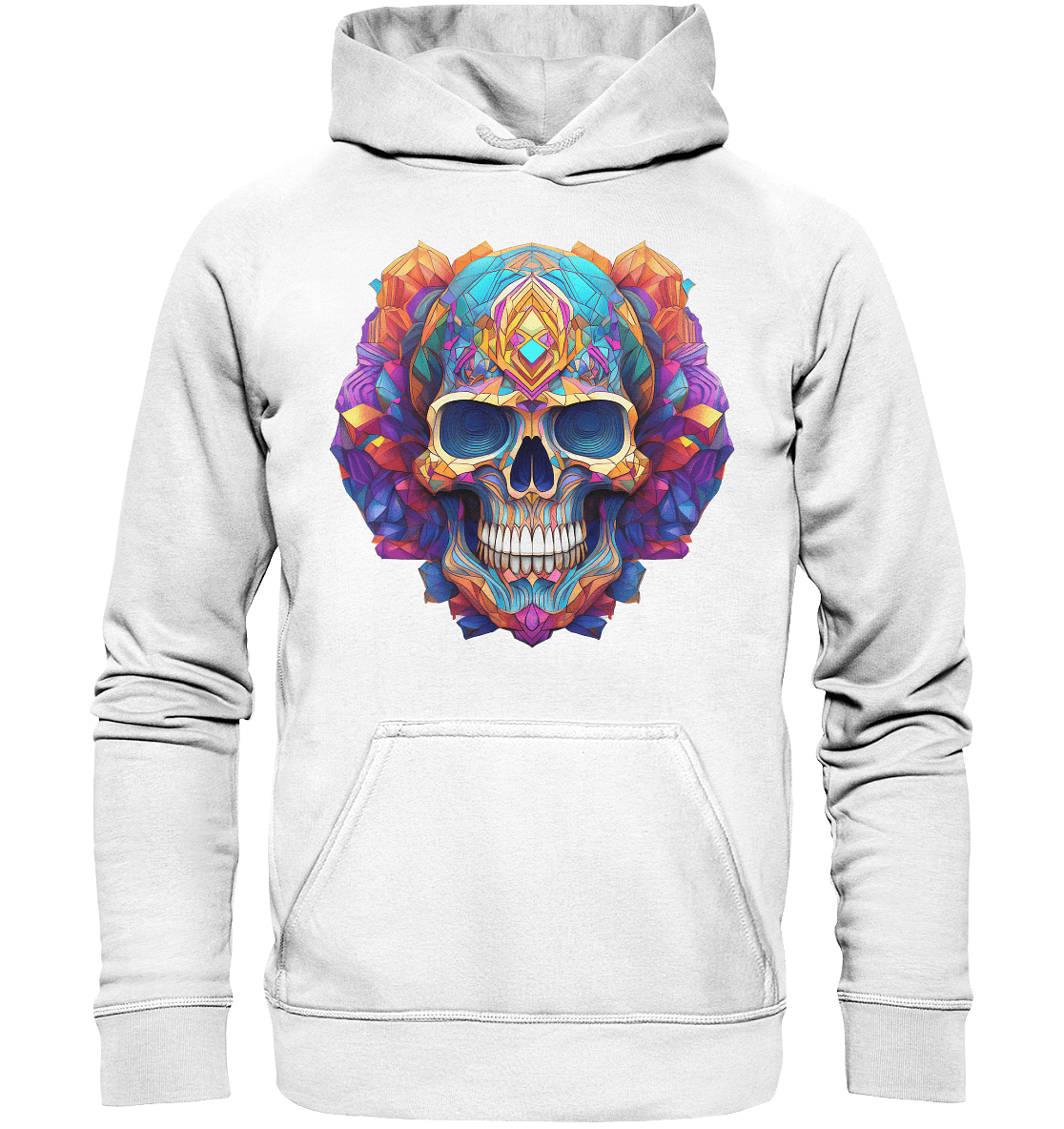 Psychedelic Skull - Basic Unisex Hoodie - Level TenHoodies