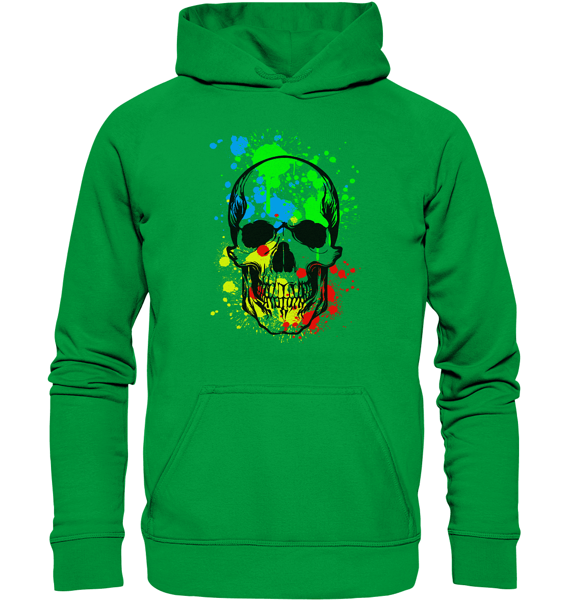 Skull Black - Basic Unisex Hoodie - Level TenHoodies