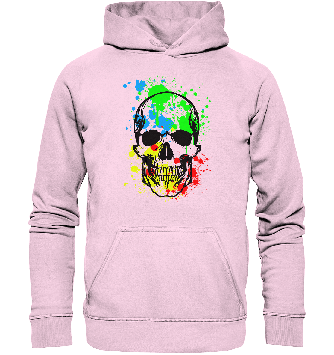 Skull Black - Basic Unisex Hoodie - Level TenHoodies