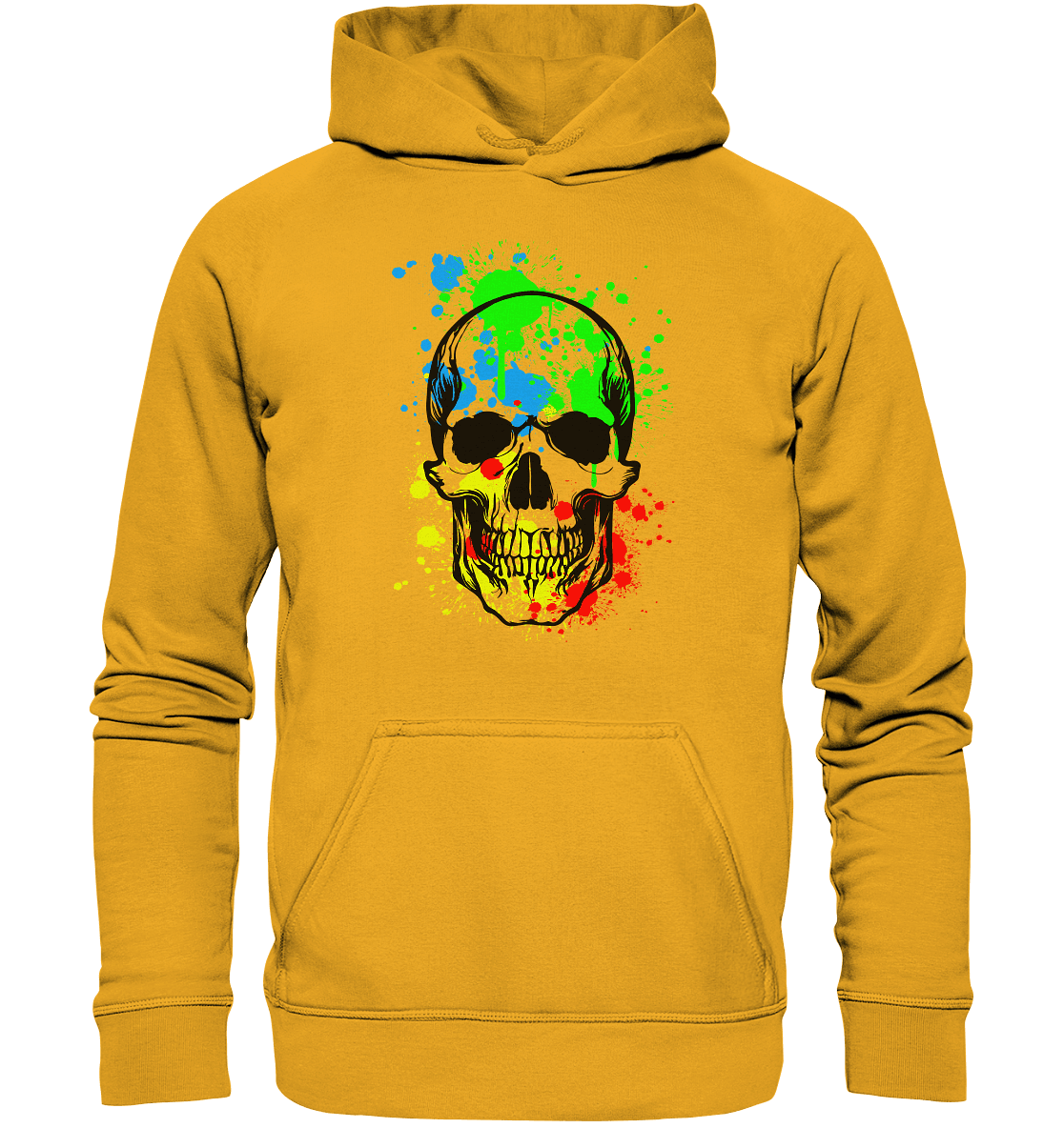 Skull Black - Basic Unisex Hoodie - Level TenHoodies