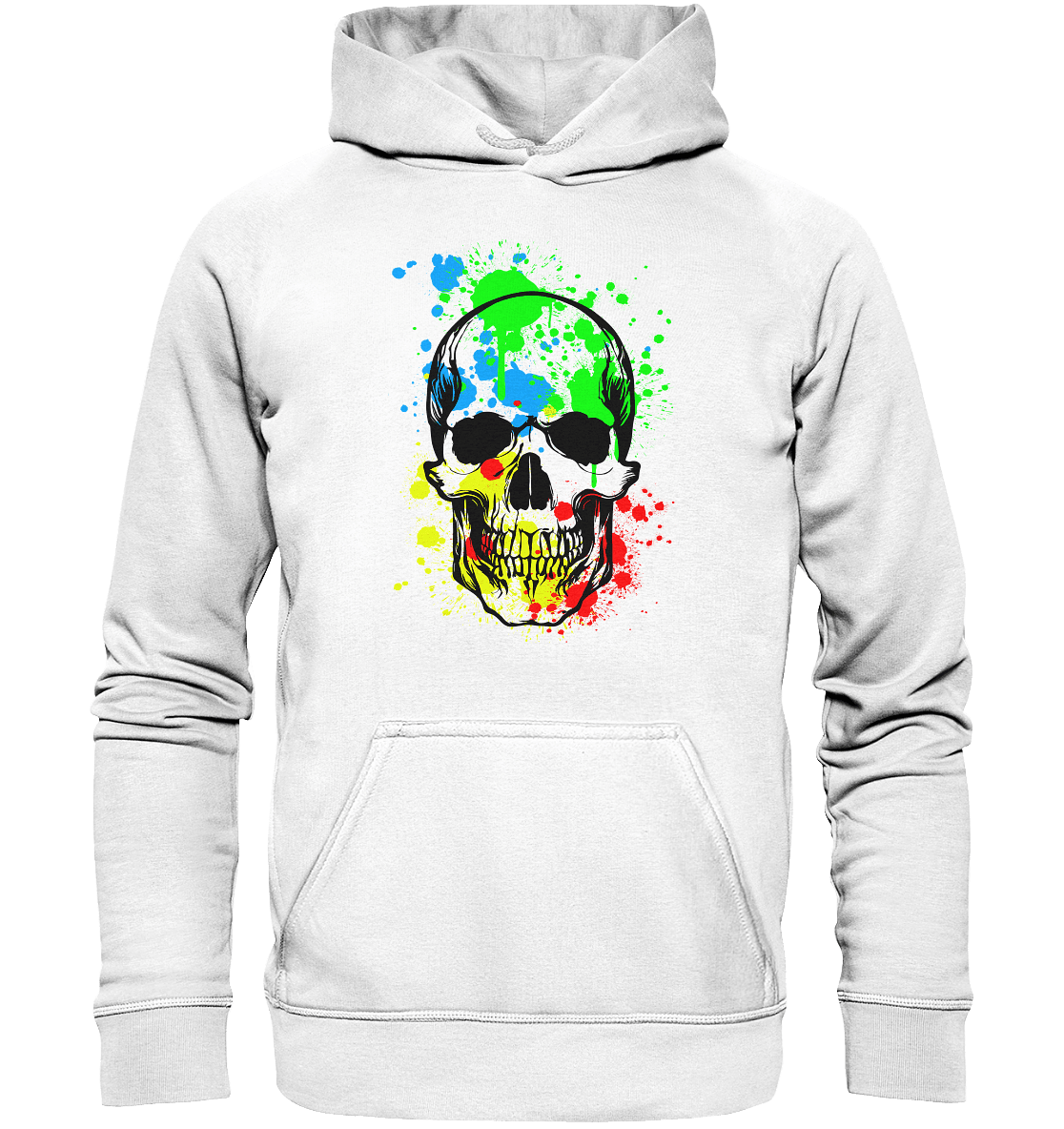 Skull Black - Basic Unisex Hoodie - Level TenHoodies