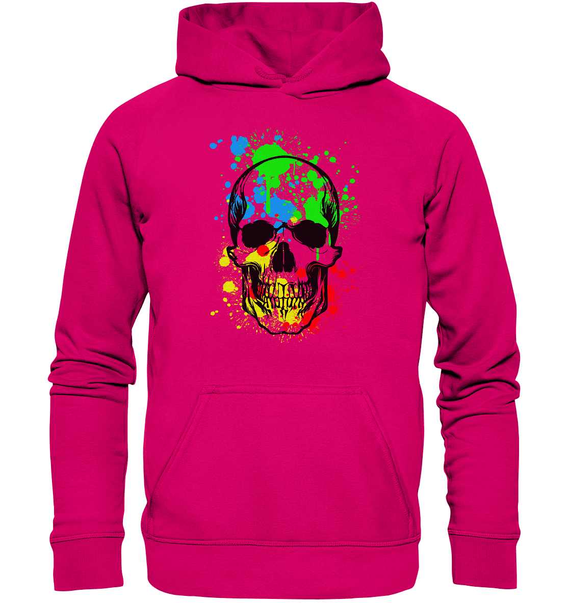 Skull Black - Basic Unisex Hoodie - Level TenHoodies