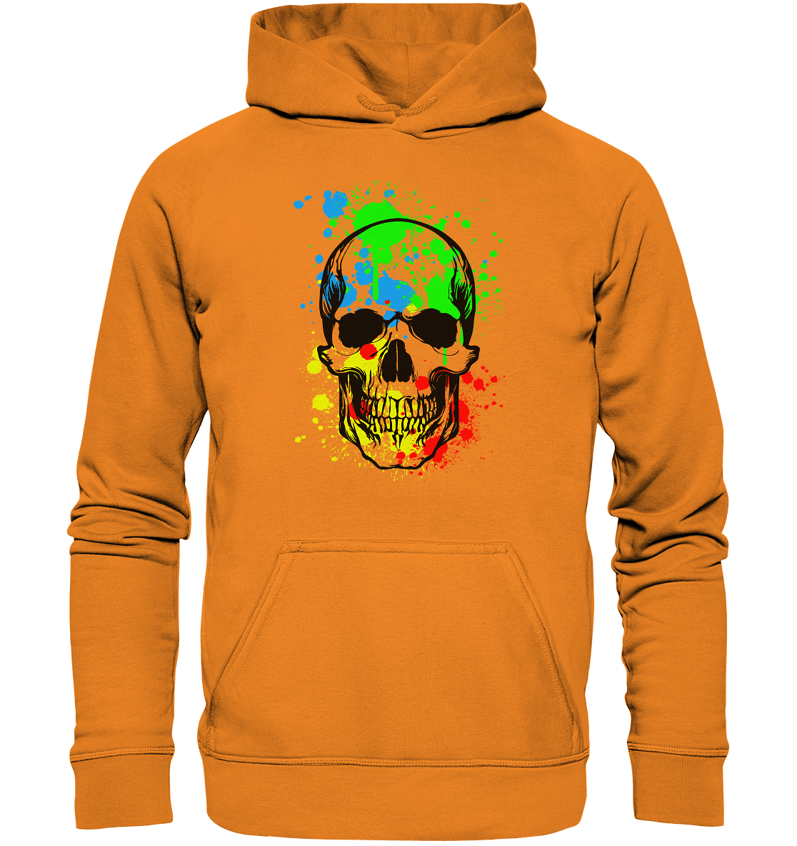 Skull Black - Basic Unisex Hoodie - Level TenHoodies