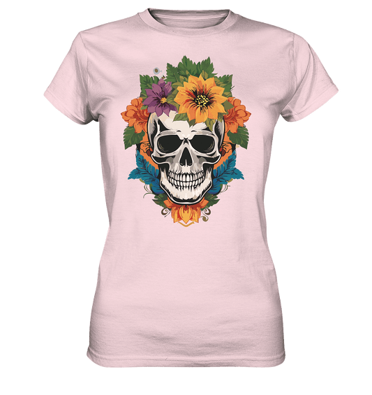 Skull FLOWER2 - Ladies Premium Shirt - Level TenLady - Shirts