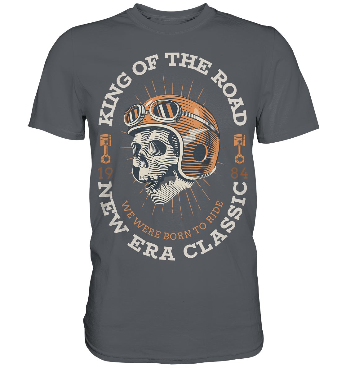 Skull KING of the ROAD - Premium Shirt - Level TenUnisex - Shirts