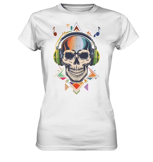 Skull MUSIC II - Ladies Premium Shirt - Level TenLady - Shirts