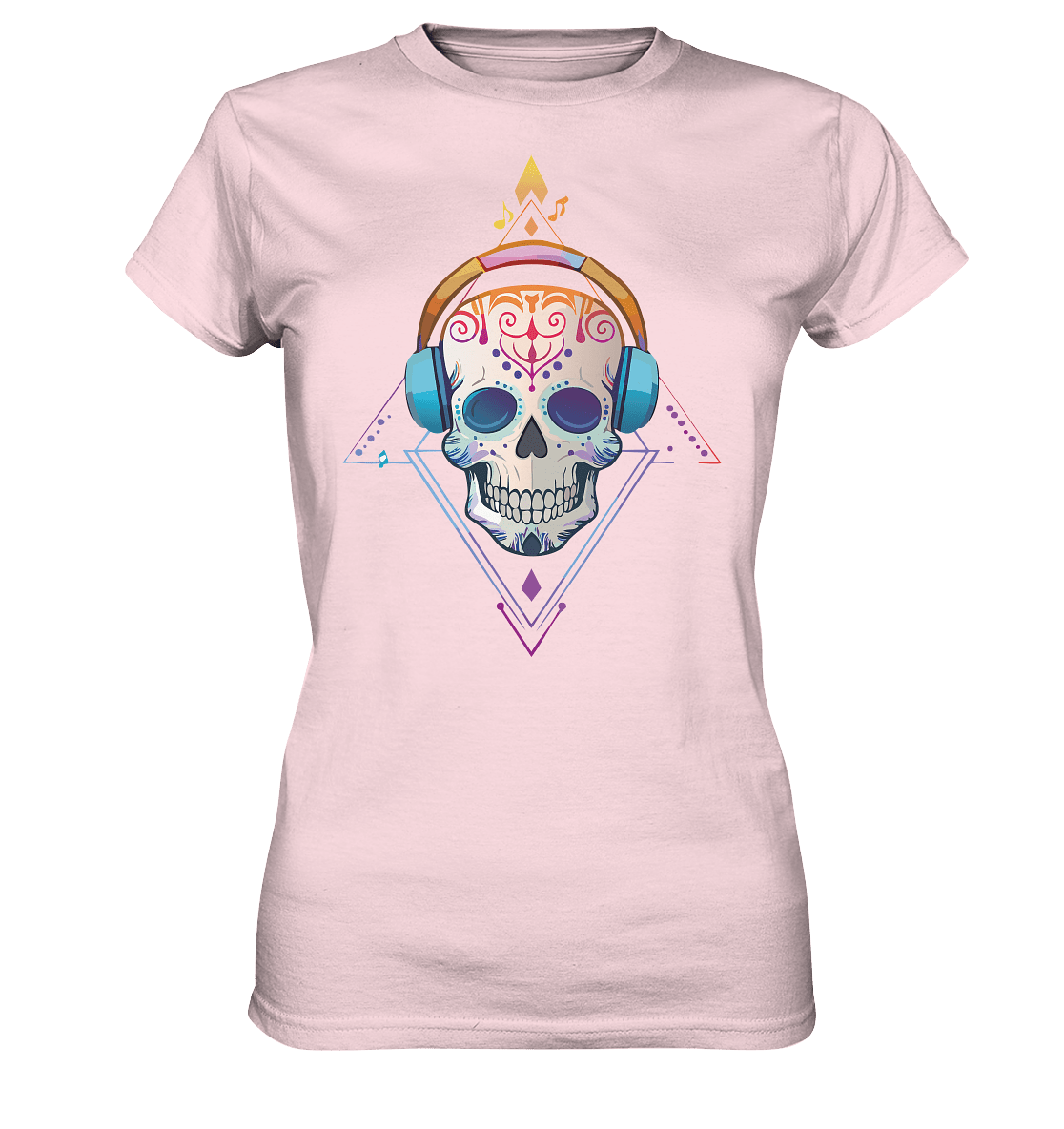 Skull MUSIC - Ladies Premium Shirt - Level TenLady - Shirts