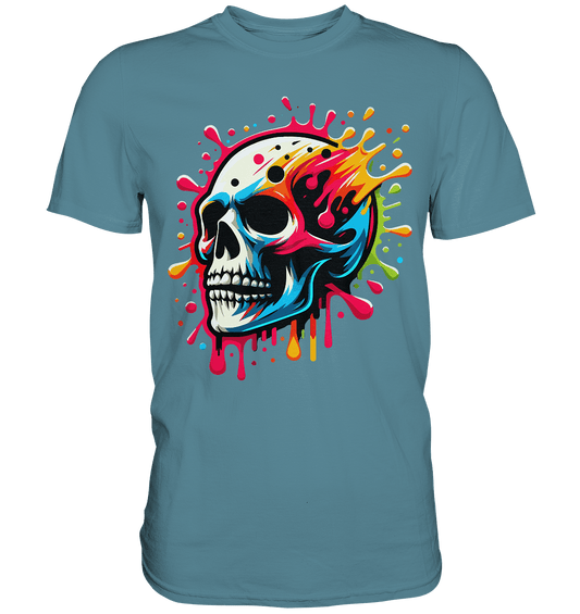 Skull Paintful - Premium Shirt - Level TenUnisex-Shirts