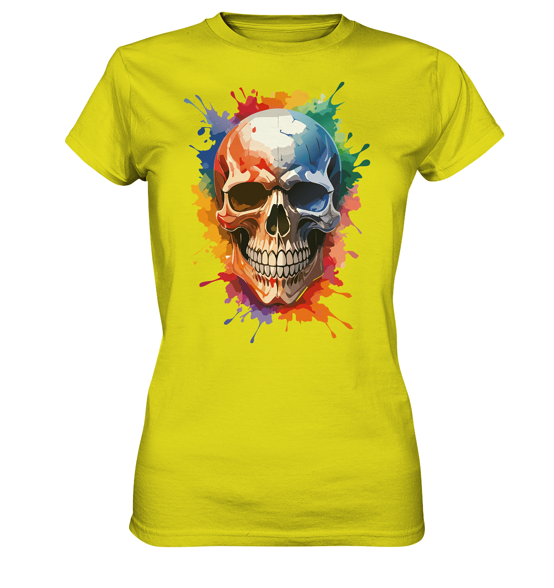 Skull SPLASHEdFIVE - Ladies Premium Shirt - Level TenLady - Shirts