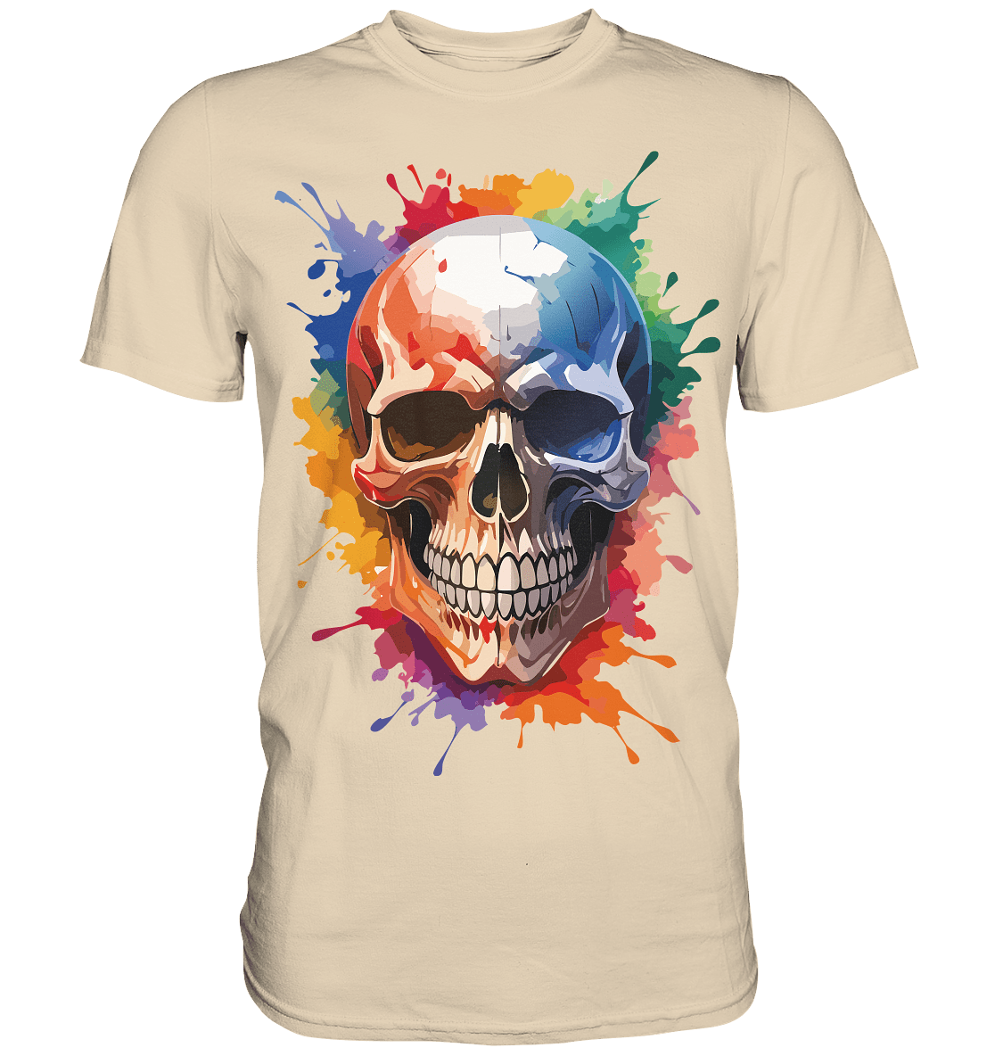 Skull SPLASHEdFIVE - Premium Shirt - Level TenUnisex - Shirts