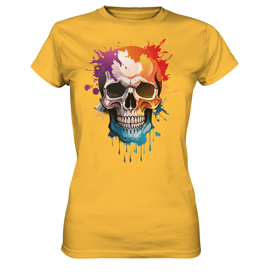 Skull SPLASHEdFOUR - Ladies Premium Shirt - Level TenLady - Shirts