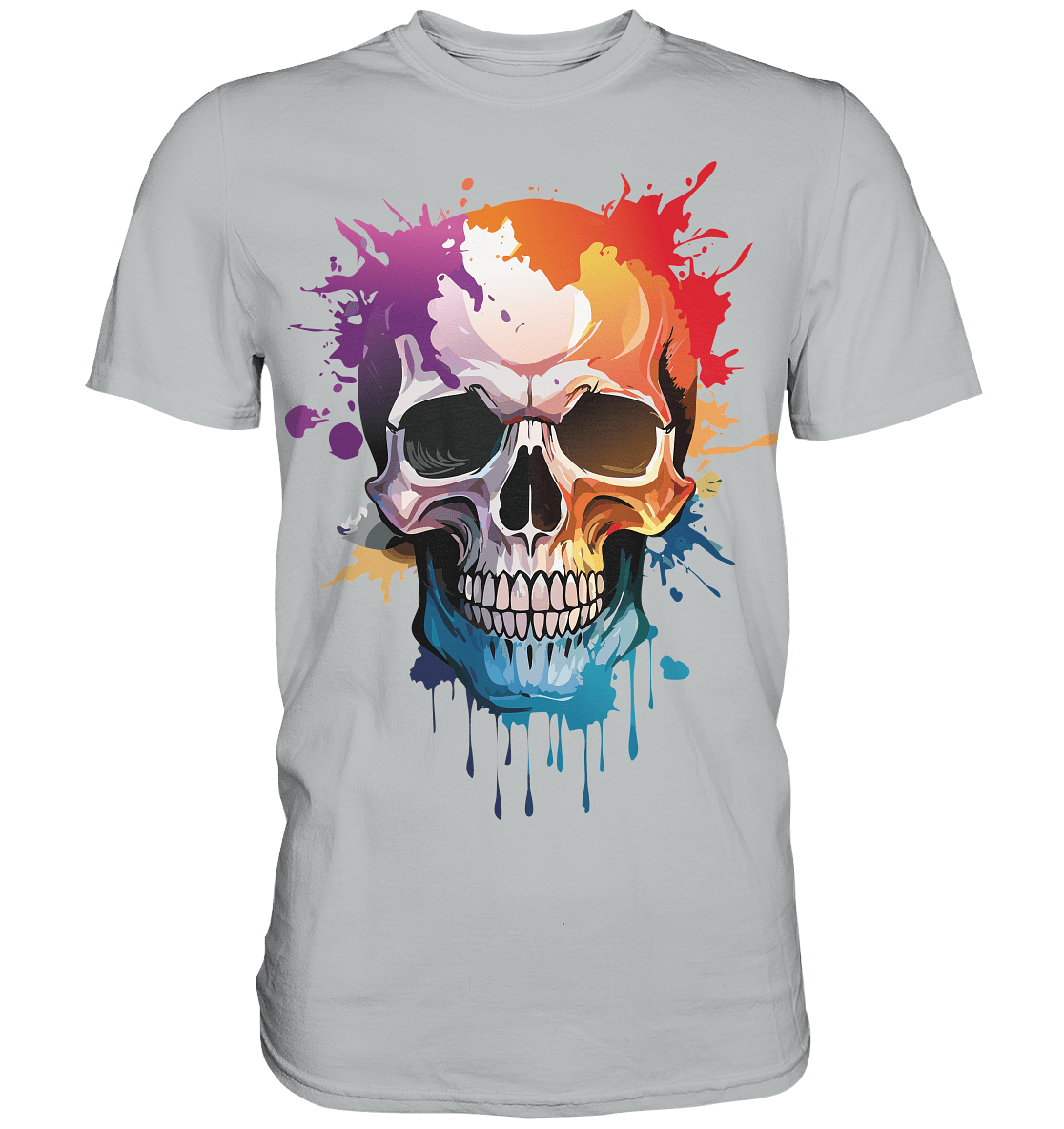 Skull SPLASHEdFOUR - Premium Shirt - Level TenUnisex - Shirts