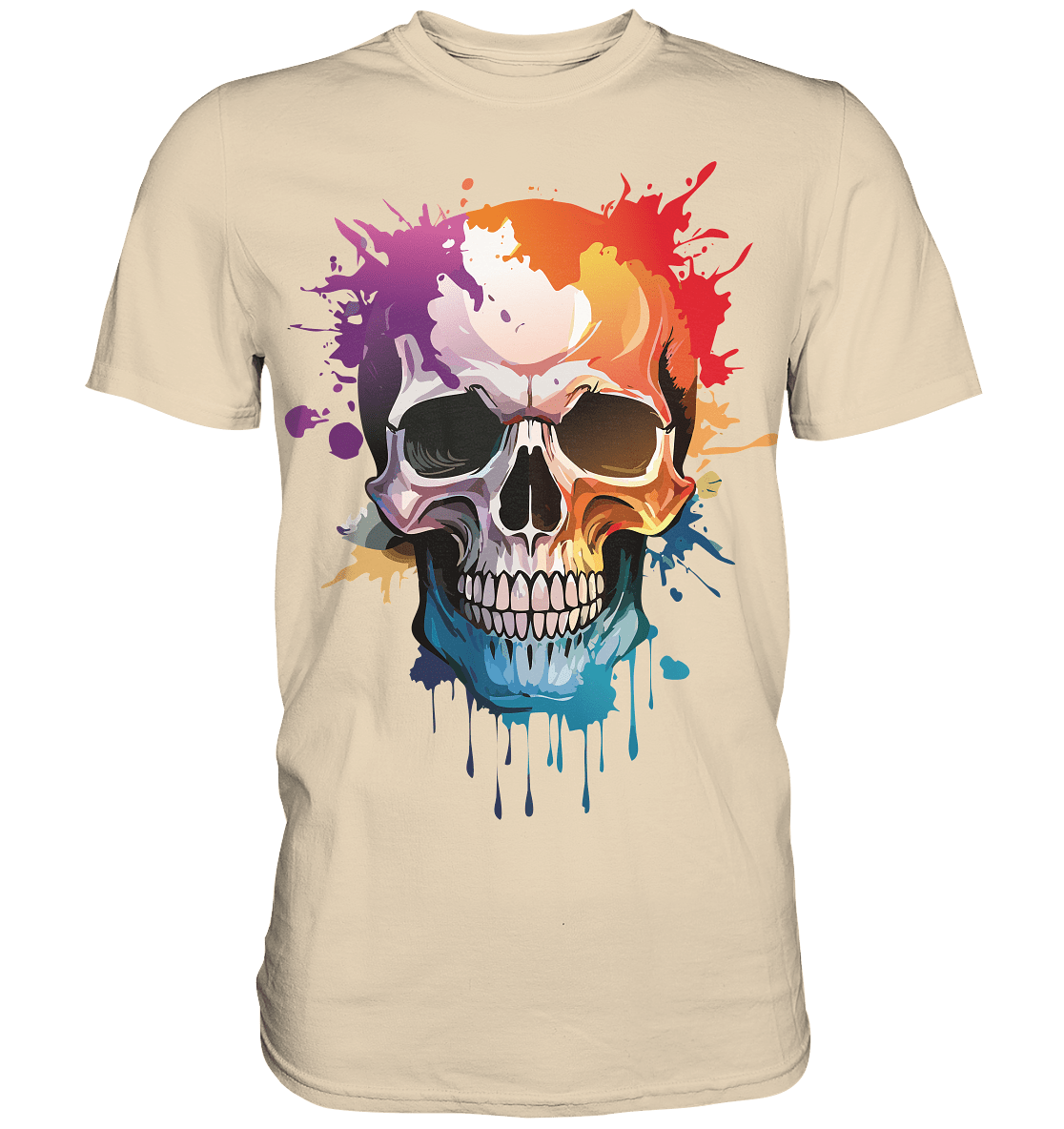 Skull SPLASHEdFOUR - Premium Shirt - Level TenUnisex - Shirts
